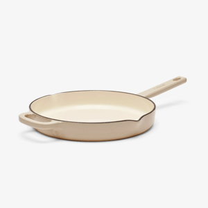Fabini Smaltovaná litinová pánev bez poklice Ø 26 cm, krémová