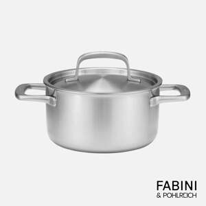 FABINI & Pohlreich - Hrnec z pětivrstvé nerezové oceli s poklicí Ø 20 cm (3 l)