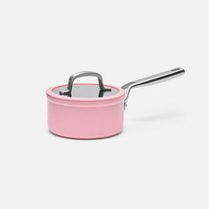 Nepřilnavý rendlík Meda 3.0 s keramickým povrchem s poklicí Ø 16 cm (1,3 l), růžový