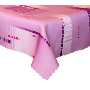 Ubrus s nešpinivou úpravou, Metrix fialový 140 x 220 cm