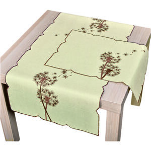 Ubrus celoroční, Pampelišky béžové 40 x 140 cm
