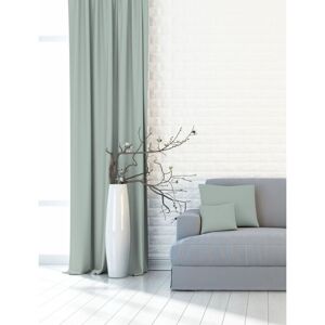 Zatemňovací dekorační závěs nebo látka, Blackout UNI 161, mentolová, 150 cm 150 cm