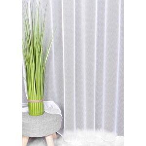 Záclona markizeta, Diana s olůvkem metráž, bílá 155 cm