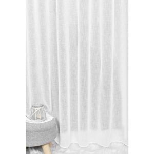 Záclona markizeta plain, Reindrop s olůvkem metráž, bílá 320 cm