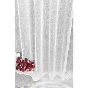 Záclona markizeta, Fancy s olůvkem metráž, bílá 250 cm
