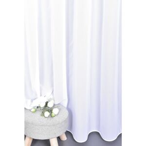 Záclona mušelín, Elegance s olůvkem, bílá 285 cm