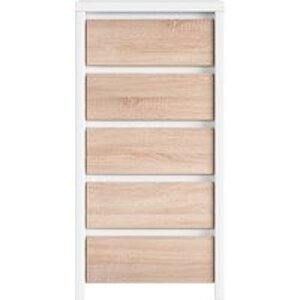Komoda Kaspian - Black Red White - BRW