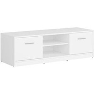 TV stolek do obývacího pokoje Nepo Plus - Black Red White - BRW