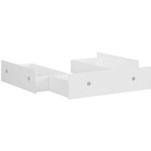 Zásuvky pod postel Nepo Plus 160 - Black Red White - BRW