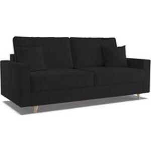 Elegantní 3-místná pohovka pro každodenní spaní s mechanismem rozkládání typu DL a úložným prostorem na lůžkoviny Lorisa - Forte