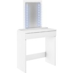 Toaletní stolek se zrcadlem LED Megan - Agat