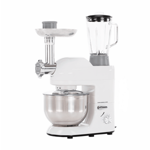 TEMPO-KONDELA KANTE, kuchyňský robot, 1800 W, 5 l, lesklá bílá / chrom