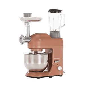 TEMPO-KONDELA KANTE, kuchyňský robot, 1800 W, 5 l, rose-gold zlatá / chrom