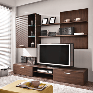 Obývací stěna, wenge, QUATRO