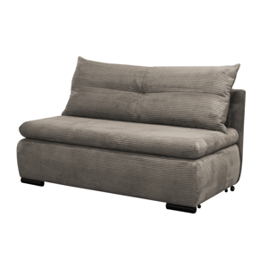 Rozkládací křeslo, šedobéžová Taupe, KENY 2R