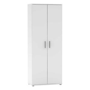 Skříň, dvoudveřová, bílá, SERVO TYP 6