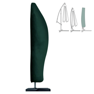 Ochranný obal na zahradní slunečník, 70x285 cm, zelená, KAVER TYP 42