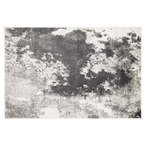 Koberec, černá/šedá,/bílá, 57x90, ESTELA TYP 3
