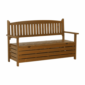 Zahradní lavička, hnědá, 150cm, AMULA P2, poškozené zboží