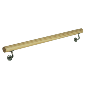 Madlo/zábradlí, masivní dřevo, přírodní, 100 cm, MANEL TYP 1