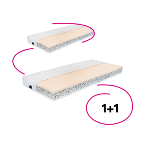 Matrace, set 2 ks, 90x200 cm, ALBO LUX 2 NEW